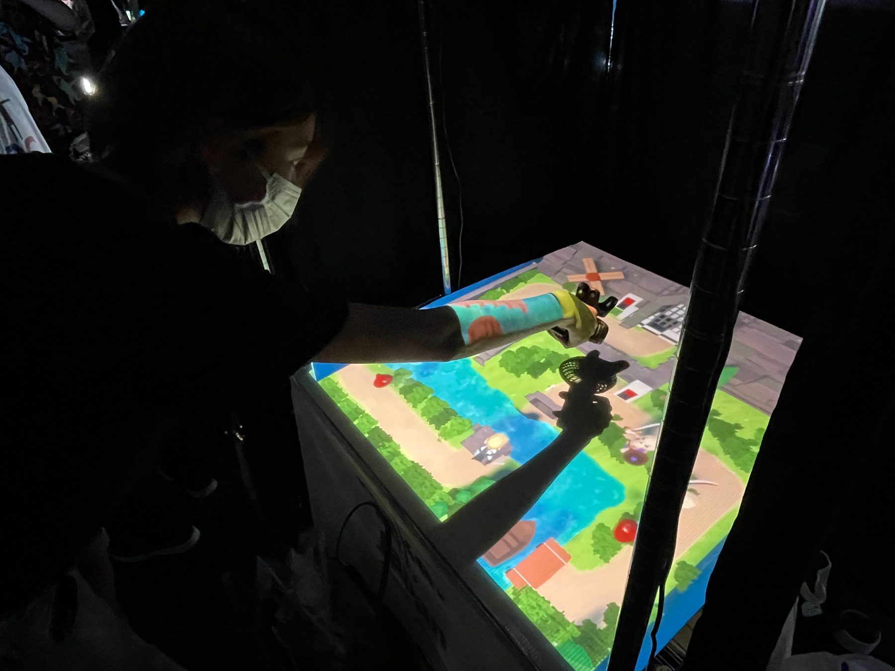 BitSummit X-RoadsでのWIND HERO展示風景